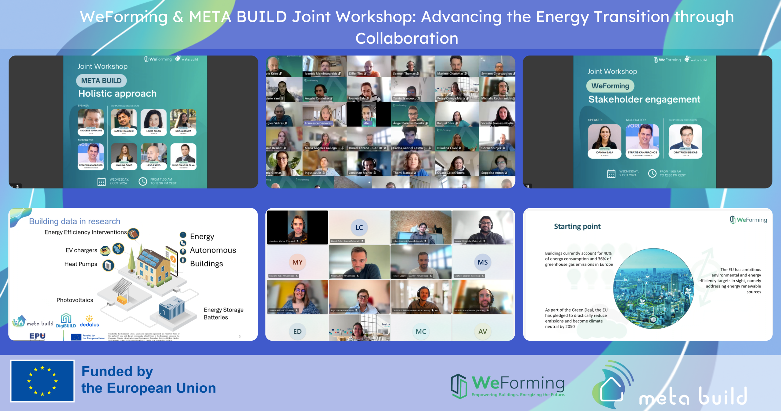META BUILD & WeForming joint webinar: advancing the energy transition through collaboration